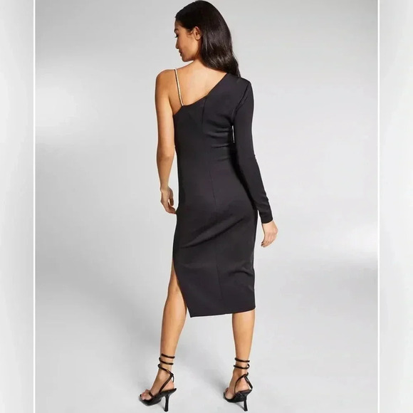 Jeannie Mai INC One Shoulder Bodycon Dress | size large - Picture 6 of 12